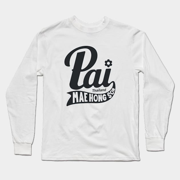 Embrace Pai's Bohemian Charm with Our Unique Shirt Design Long Sleeve T-Shirt by Boogosh